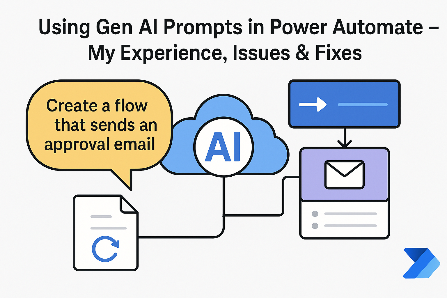 Using Gen AI Prompts in Power Automate — My Experience, Issues & Fixes